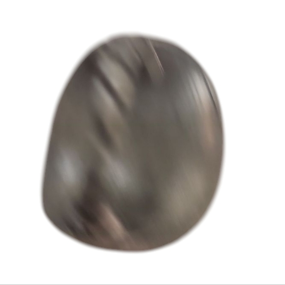 Pewter Spoon Etched  Silver Ring 5 - Picture 7 of 8